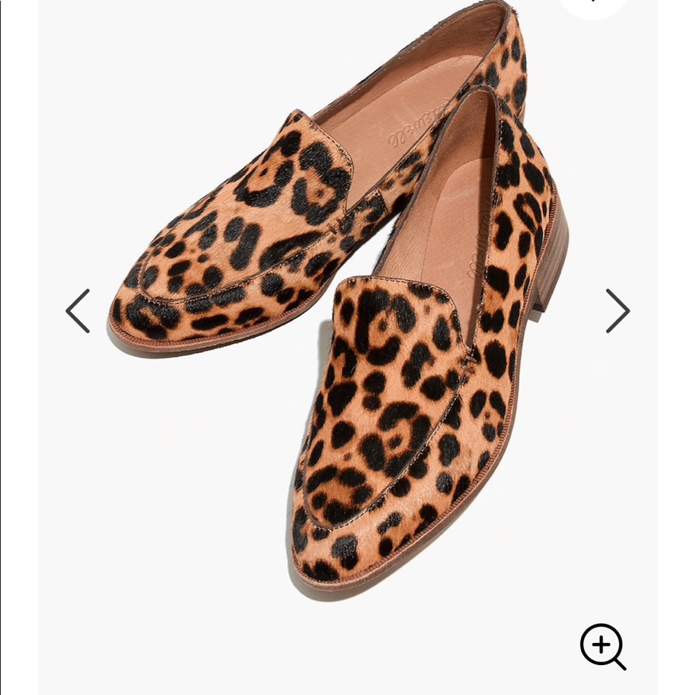 Madewell Leopard Calf Hair Frances Loafers